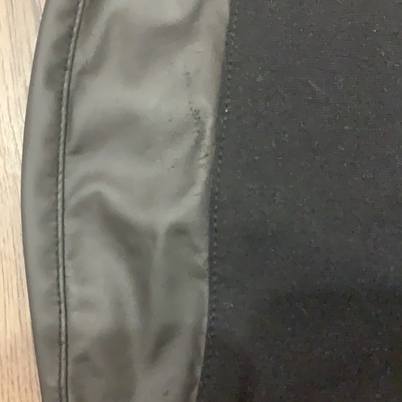 Pants with mock leather accents - Picture 5 of 6
